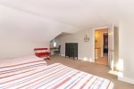 Upstairs bedroom with two queen beds